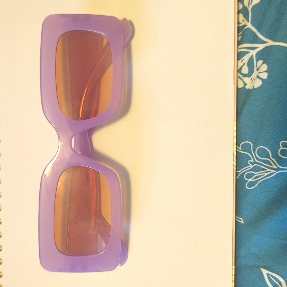 purple retro sunglasses